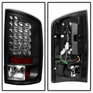 Spyder Dodge Ram 02-06 1500/Ram 2500/3500 03-06 LED Tail Light Black ALT-YD-DRAM02-LED-BK