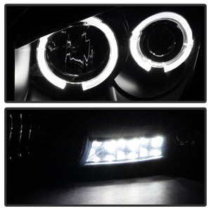 Spyder Dodge Ram 1500 06-08 06-09 Projector Headlights LED Halo LED Blk Smke PRO-YD-DR06-HL-BSM