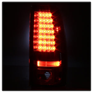 Spyder Chevy Silverado 1500 03-06 (Not Fit Stepside)LED Tail Lights Red Clear ALT-YD-CS03-LED-RC