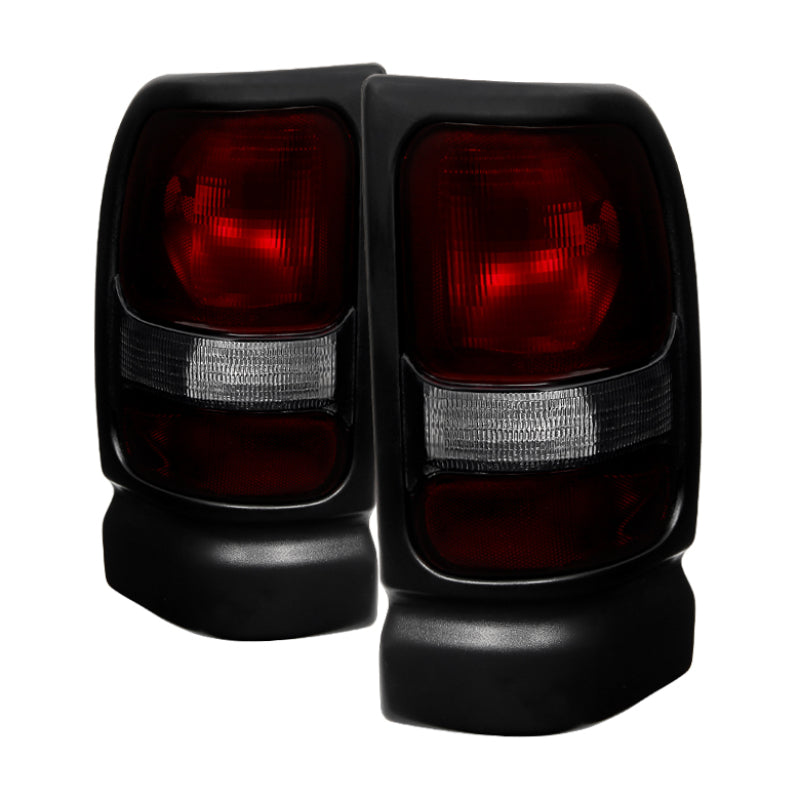 Xtune Dodge Ram 1500 94-01 (Not Sport Package) Tail Lights Red Smoked ALT-JH-DR94-OE-RSM