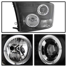 Load image into Gallery viewer, Spyder Dodge Ram 1500 09-14 10-14 Projector Headlights Halogen- LED Halo LED - Blk PRO-YD-DR09-HL-BK
