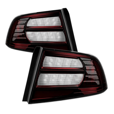 Xtune Acura Tl 04-08 OEM Style Tail Lights Red Smoked ALT-JH-ATL07-OE-RSM