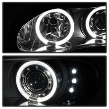 Load image into Gallery viewer, Spyder Chevy Camaro 98-02 Projector Headlights LED Halo LED Blk Smke - Low H1 PRO-YD-CCAM98-HL-BSM