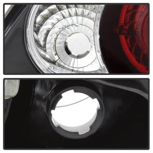 Spyder Acura RSX 02-04 Euro Style Tail Lights Black ALT-YD-ARSX02-BK
