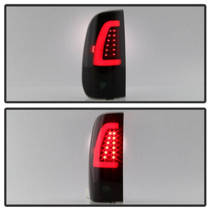 xTune 97-03 Ford F-150 Light Bar LED Tail Lights - Black Smoke (ALT-ON-FF15097-LBLED-BSM)