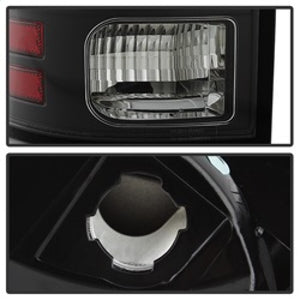Spyder Dodge Ram 2013-2014 Light Bar LED Tail Lights - Black ALT-YD-DRAM13V2-LED-BK