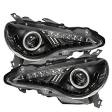 Load image into Gallery viewer, Spyder Subaru BRZ 12-14 Projector Headlights- DRL LED Black PRO-YD-SUBRZ12-BK
