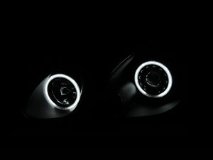 ANZO 1998-2005 Lexus Gs300 Projector Headlights w/ Halo Black