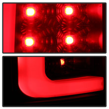 Load image into Gallery viewer, Spyder 07-13 GMC Sierra 1500 V2 Light Bar LED Tail Lights - Black (ALT-YD-GS07V2-LBLED-BK)