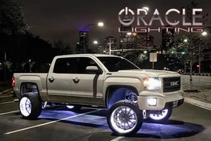Oracle LED Illuminated Wheel Rings - White