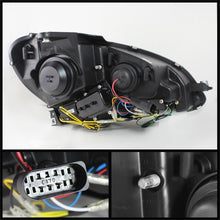 Load image into Gallery viewer, Spyder Mercedes Benz W204 C-Class 12-13 Projector Halogen Model- DRL Blk PRO-YD-MBW20412-DRL-BK