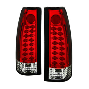 Spyder Chevy C/K Series 1500 88-98/Blazer 92-94 LED Tail Lights Red Clear ALT-YD-CCK88-LED-RC
